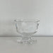 Elegant Floral Glass Dessert Bowl