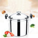 Induction-Ready Extra-Large Stainless Steel Cooking Pot - Heavy-Duty and Versatile