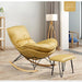 Elegant Lobster Leather Rocking Lounge Chair with Unmatched Comfort and Style