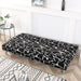 Elegant Stretch Slipcover for Futon Sofa with Stylish Print