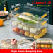 Kitchen Storage Solution Set: Freezer-Safe Box for Fresh Bread, Dumplings, and Vegetables