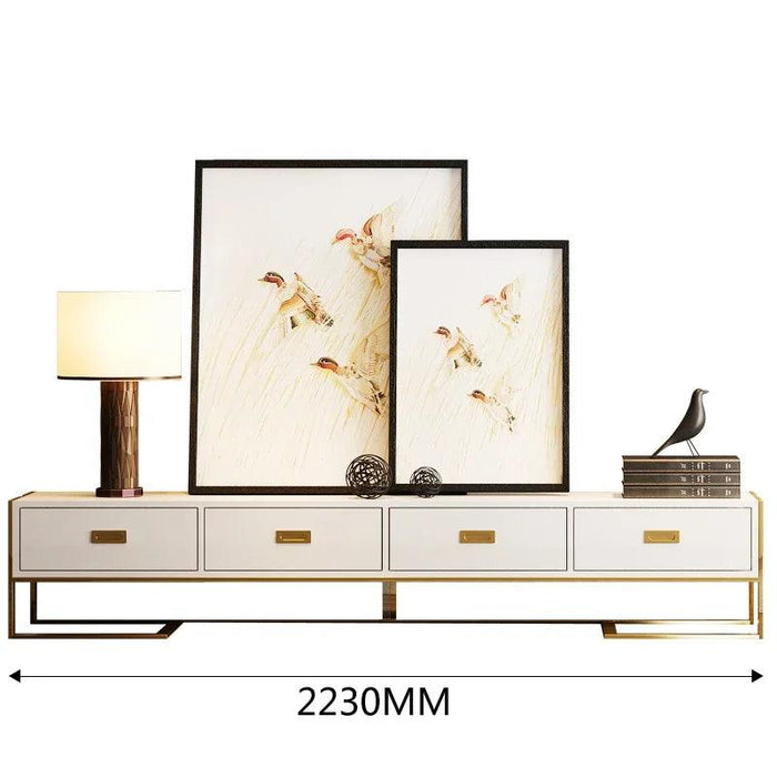 Sophisticated Multi-Functional TV Stand with Ample Storage