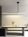 Modern Scandinavian LED Pendant Light with Remote Dimming - Chic Fixture for Dining and Home Bar Areas