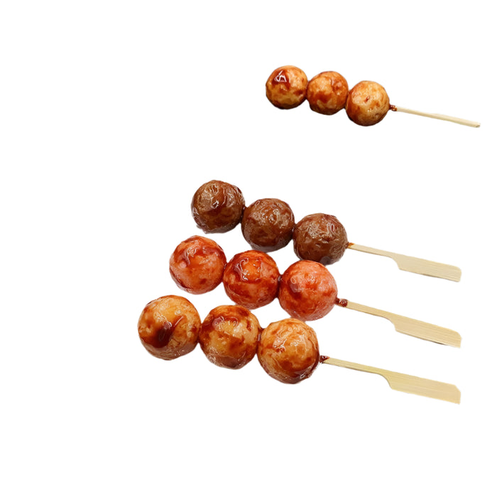 Japanese BBQ Skewer Simulation Model - Fake Food Display Prop for Kitchen and Night Market