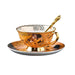 Luxurious Vintage Tea Set Featuring Exquisite Egyptian Couple Design - Perfect for Elegant Tea Moments