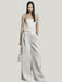 Stylish Strapless Backless Jumpsuits for Women - High Waist Loose Fit Evening Party Playsuits 2024 Summer Collection