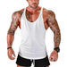 Men's Sleeveless Cotton Tank Top for Bodybuilding and Fitness - Muscle Stringer Vest