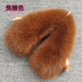 Luxury Fox Fur Winter Scarf with Versatile Detachable Collar - A Statement of Winter Elegance