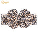 Leopard Print Velvet Headband and Hair Bow Set - Stylish Hair Accessories for Fashion-Forward Girls