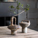 Handcrafted Farmhouse Ceramic Vase Duo - Rustic Elegance for Floral Arrangements