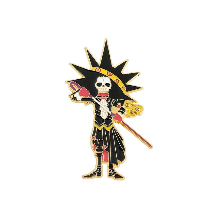 Anime Lover's One Piece Character Enamel Pins Collection - Stylish Jewelry Set for Fans