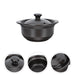Multipurpose Ceramic Cooking Pot with Non-Stick Function and Comfortable Handling