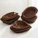 Elegant Imitation Rattan Serving Tray for Upscale Snacking and Tea Presentation