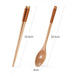 Japanese Wooden Reusable Sushi Chopsticks & Spoon Cutlery Set