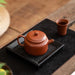 Authentic Artisan Yixing Purple Clay Teapot with Built-In Strainer for a Premium Puer Tea Experience