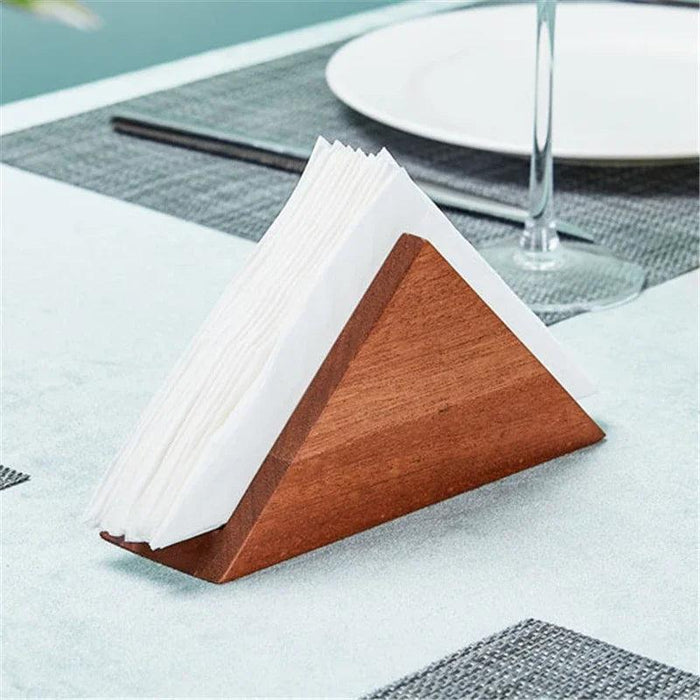 Chic Wooden Tissue Dispenser Set: Enhance Your Dining Atmosphere