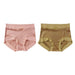 Premium 2-Pack Women's High-Waisted Seamless Satin Silk Briefs