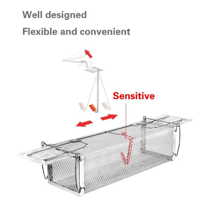 Revolutionary Humane Mouse Catching System - Efficient Rodent Management for Home and Kitchen