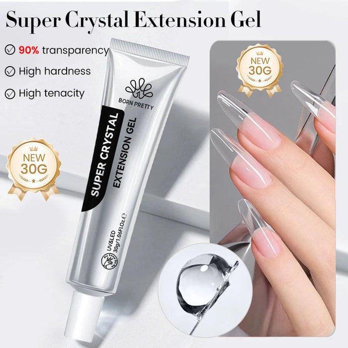 30g Ultra Clear UV Hard Gel for Exquisite Nail Extensions and Maximum Durability