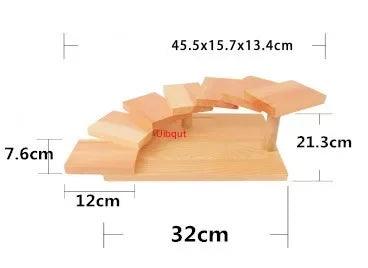 Handcrafted Pine Wood Sushi Boat - Elevate Your Japanese Dining Experience