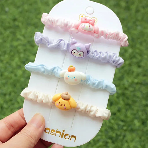 Kawaii Magic Sanrio Characters Hair Ties: Infuse Fun and Color into Your Look