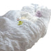 White Ruffled Seersucker Duvet Cover Set for Girls