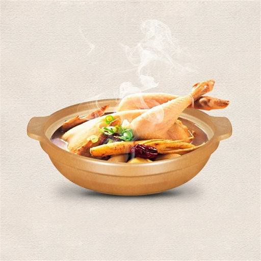 Traditional Chinese Clay Casserole for Gas Stove - Handmade Stew Pot