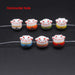 Charming 10pc Ceramic Lucky Cat Bead Set