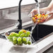 Versatile Plastic Drain Basket for Efficient Kitchen Washing and Food Storage