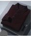 Men's Luxury 100% Mink Cashmere Polo Neck Knit Pullovers