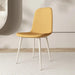 Chic White Leather Dining Chair for Upscale Aesthetics