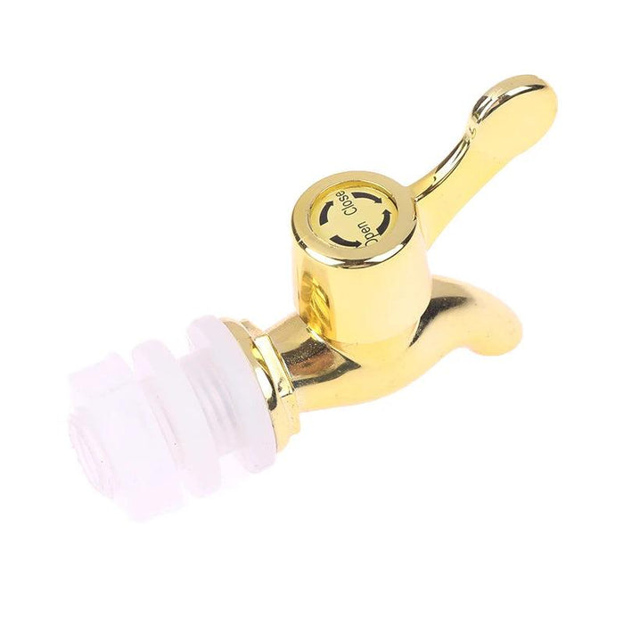 Elegant Golden Beverage Dispenser Tap - Perfect Accessory for Any Event