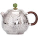 Exquisite Handcrafted Silver Dragon Egg Teapot