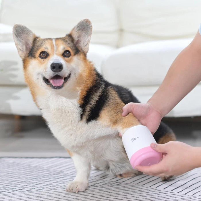 Portable Silicone Dog Paw Cleaner Cup - Effortless Grooming Tool for All Breeds