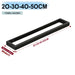 Versatile Matte Black Stainless Steel Towel Rack with Adjustable Sizing and Wall Mounting Flexibility