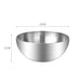 Korean Luxurious Stainless Steel Salad Bowl Set - Elegant Gold and Silver Bowls in Sizes from 15cm to 28cm