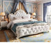 Regal Morocco Dream Leather Bed - European Opulence & Morocco Charm