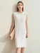 Summer Women's Chic Minimalist Sleeveless Knit Dress