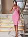 Chic Pink Cut-Out Bodycon Dress - Your Ultimate Summer Statement Piece