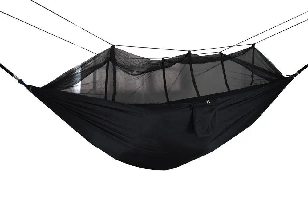 Outdoor Adventure Hammock with Insect Protection - Lightweight Portable Hanging Bed for Camping Comfort