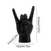 Rock and Roll Hand Gesture Sculpture for Dynamic Home Decoration