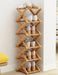 Stylish Multi-Tier Bamboo Footwear Organizer for Efficient Home Storage