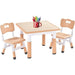 Versatile Activity Table and Chair Set for Kids with 2 Adjustable Chairs - Ideal Creative Space for Ages 3-8