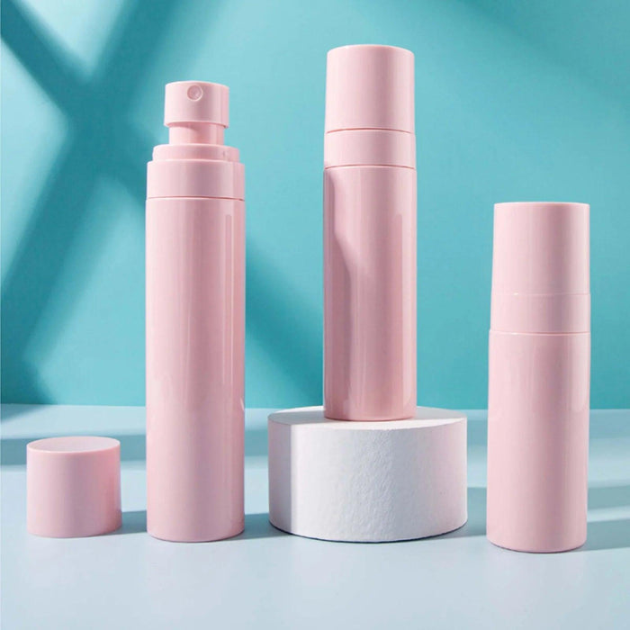 Elegant Pink Refillable Travel Perfume Atomizer - Portable Spray Bottle (60ml, 80ml, 100ml)