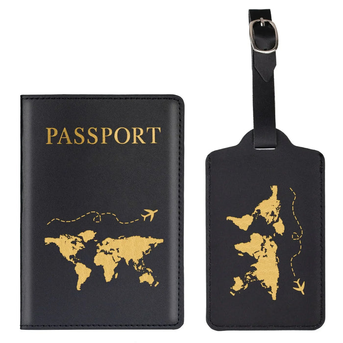 RFID-Blocking Travel Passport Wallet with Stylish Card Organizer