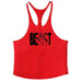 Men's Sleeveless Cotton Tank Top for Bodybuilding and Fitness - Muscle Stringer Vest