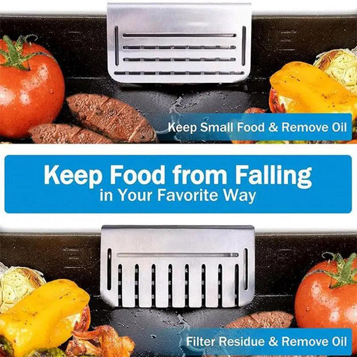 Premium Stainless Steel Grill Grease Trap - Essential Cooking Accessory for Home Chefs