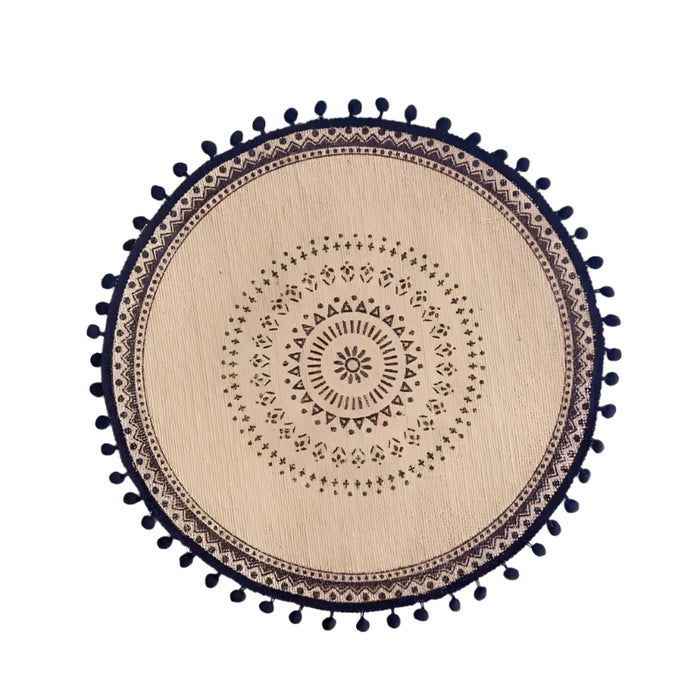 Stylish Non-Slip Jute Round Placemats for Elegant Dining & Entertaining