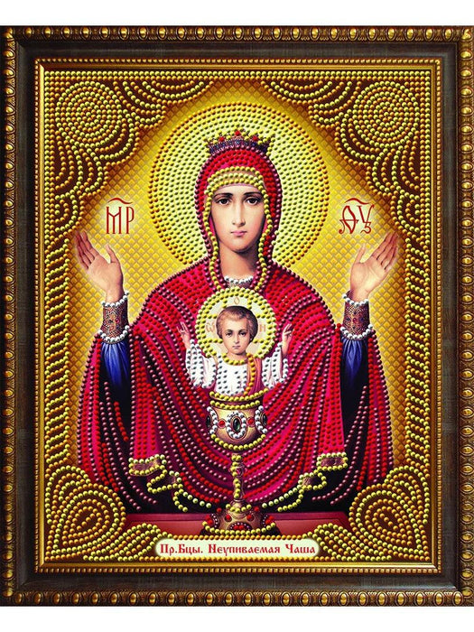 Divine Theotokos Vladimirskaya Diamond Painting Experience Kit