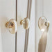 Chic Gold-Base Crystal Glass Knobs for Stylish Kitchen Cabinets and Furniture